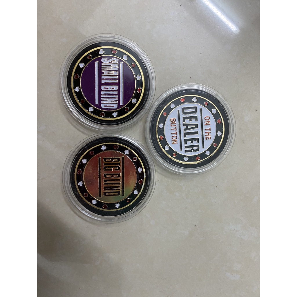 Dealer Button - Nút Dealer - Poker Dealer Button