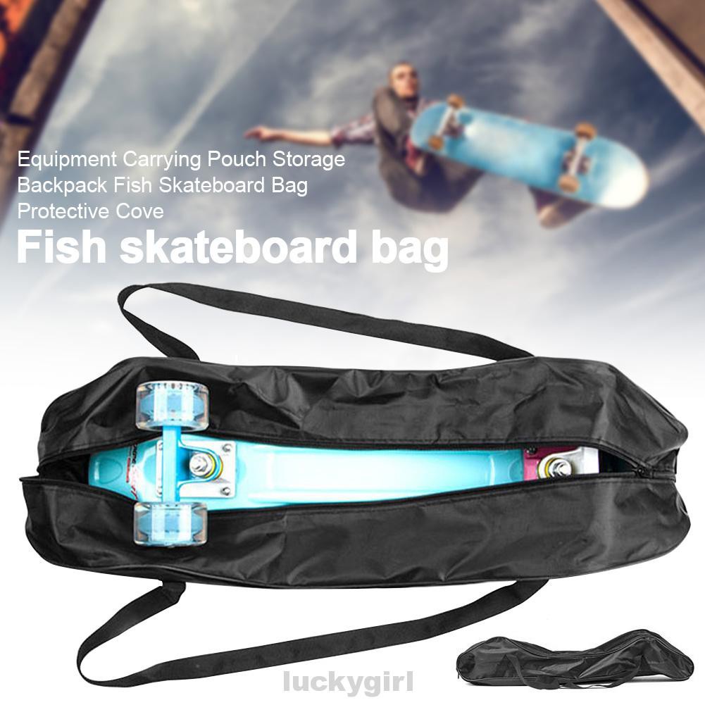 Dustproof Storage Hanging Wear Resistant Anti Scratch Outdoor Sports Zippered Carrying Fish Skateboard Bag