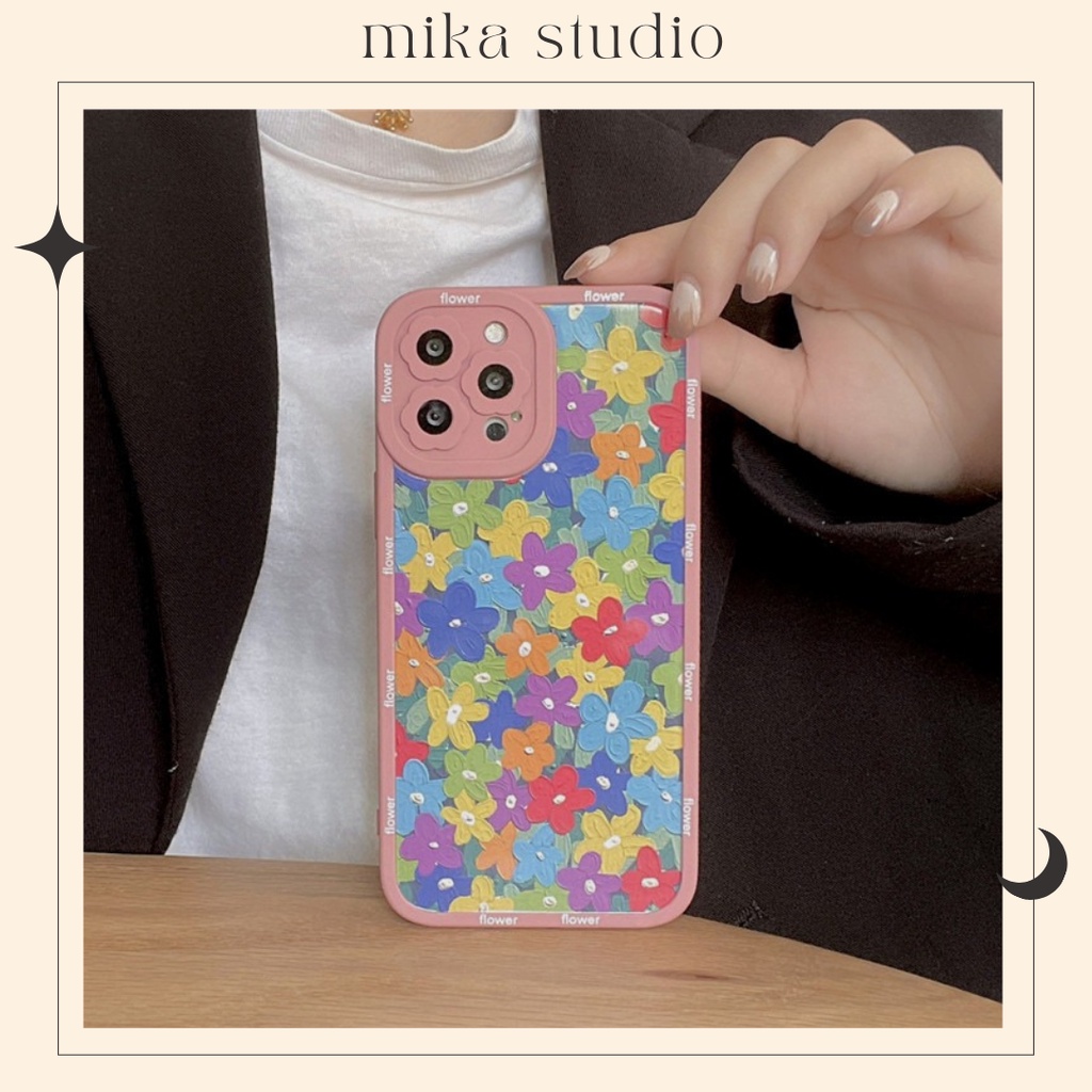Ốp lưng iPhone Hoa Tranh Sơn Dầu cho iPhone 13 12 Mini Pro Max 11 Pro Max Xr Xs Max – MIKA STUDIO