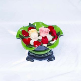 Bát thả hoa hình lá sen
