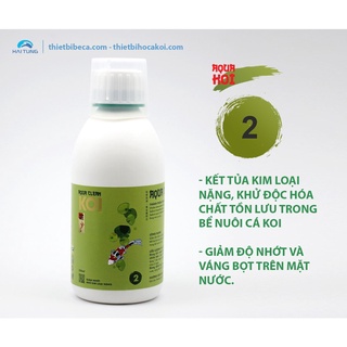 Chế phẩm số 2 -giảm nhớt và ván bọt mặt nước, kết tủa kim loại nặng aqua- clean