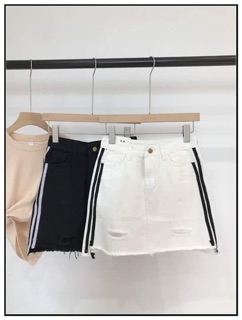 chân váy viền hàng QC