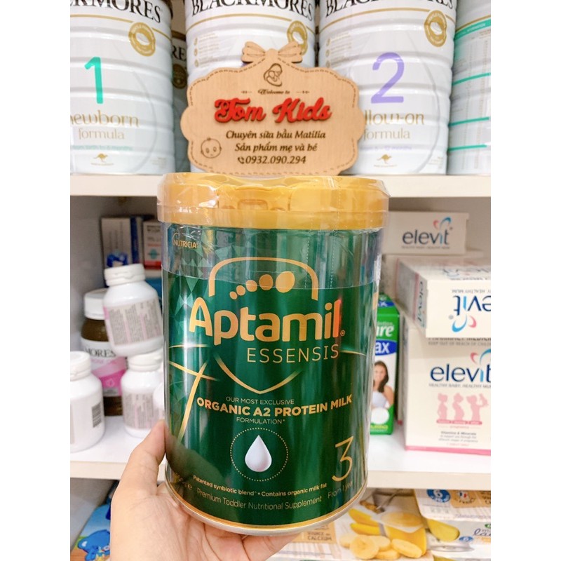 Sữa Aptamil Essensis nội địa Úc số 1 2 3 hộp 900g
