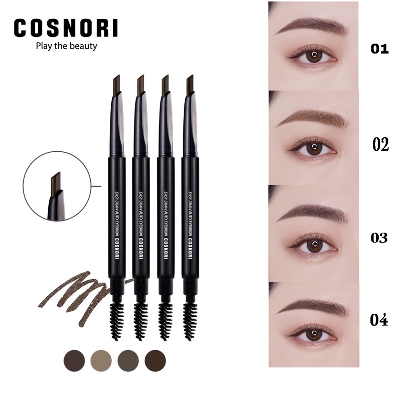 Chì kẻ mày siêu mảnh Easy Drawn Auto Eyebrow 0.3g