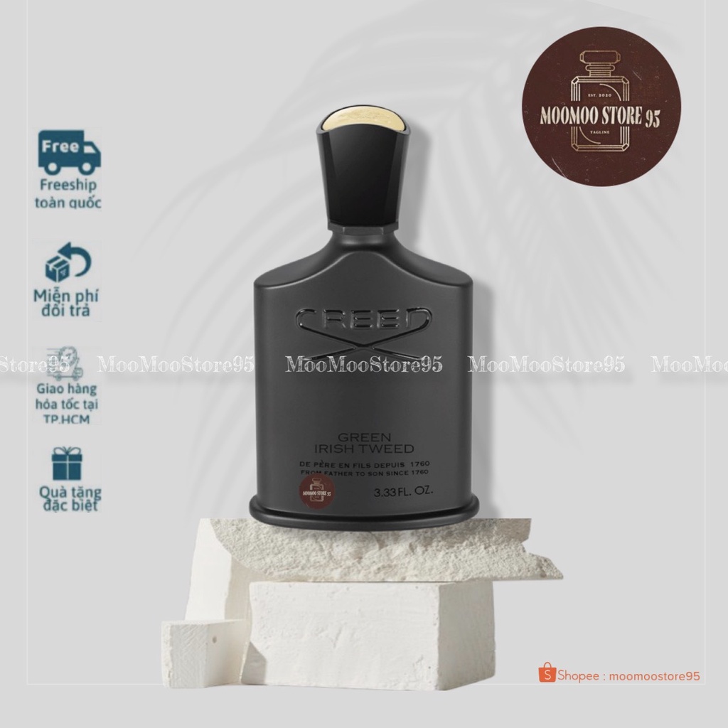 -𝐌𝐨𝐨𝐌𝐨𝐨- Green Irish Tweed Creed EDP | Nước hoa nam | Mạnh mẽ và nổi bật