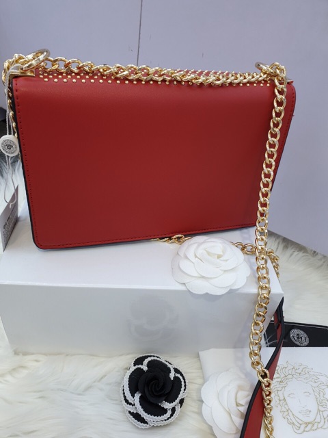 Túi Versace size 22 nạm đinh size to