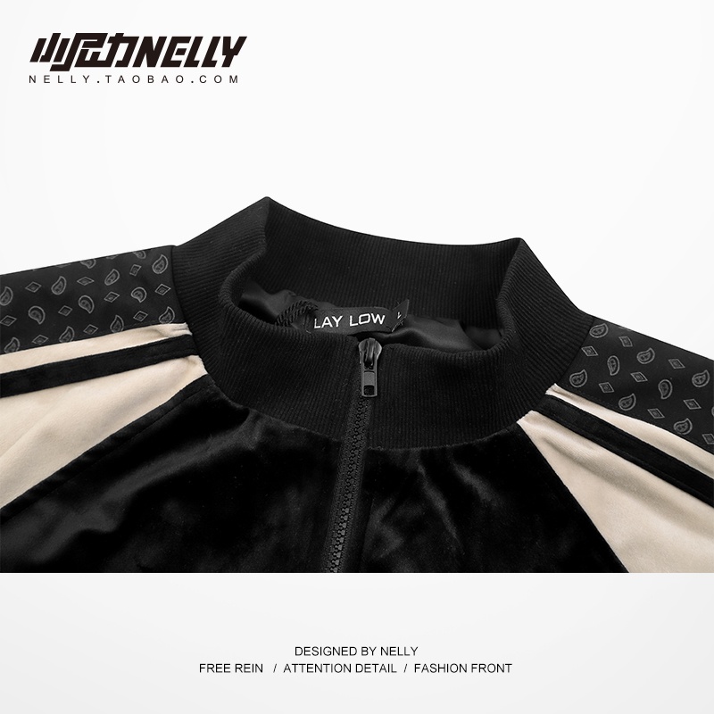 Áo khoác nhung Nelly Heybig - Cashew