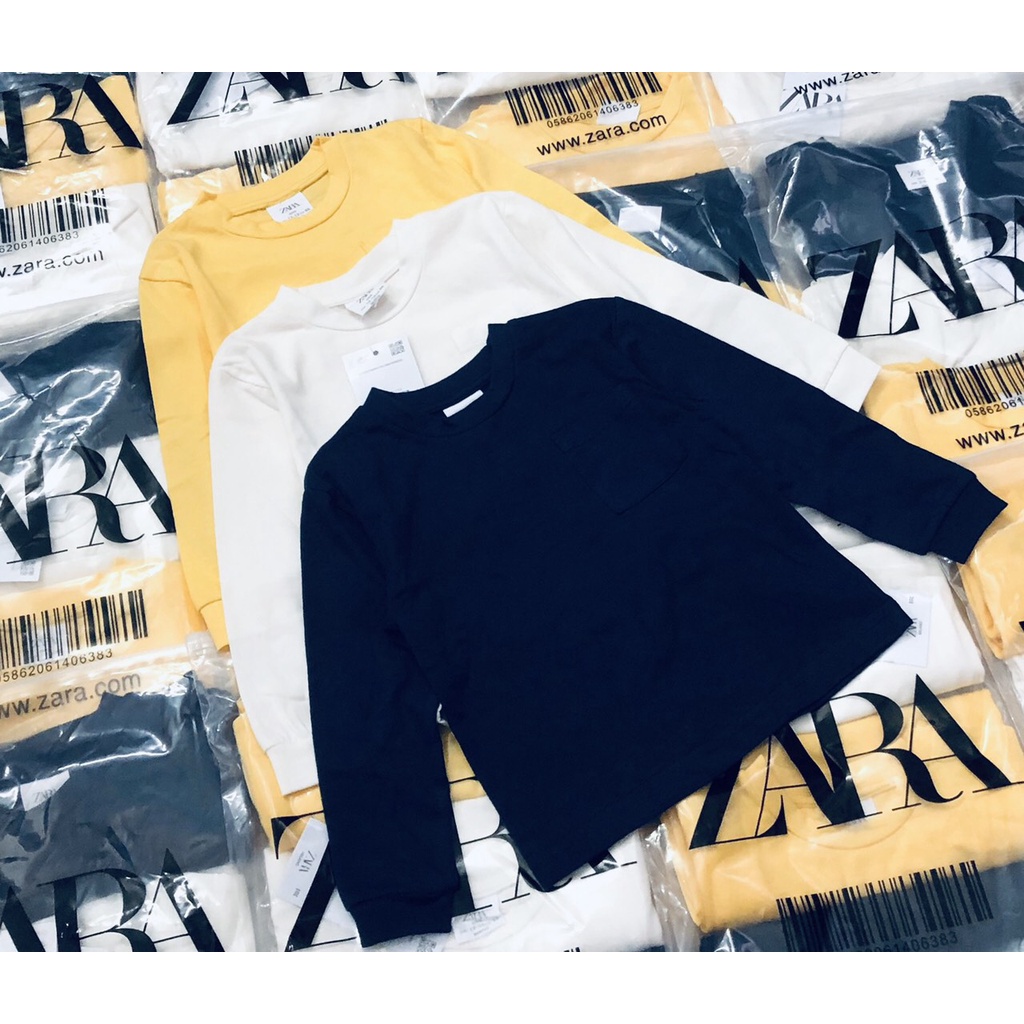 Set 3 áo dài tay trơn Zara