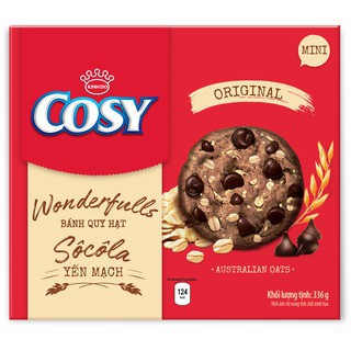 Bánh Quy Yến Mạch Cosy Hộp Giấy 224g (8 gói x 28g)