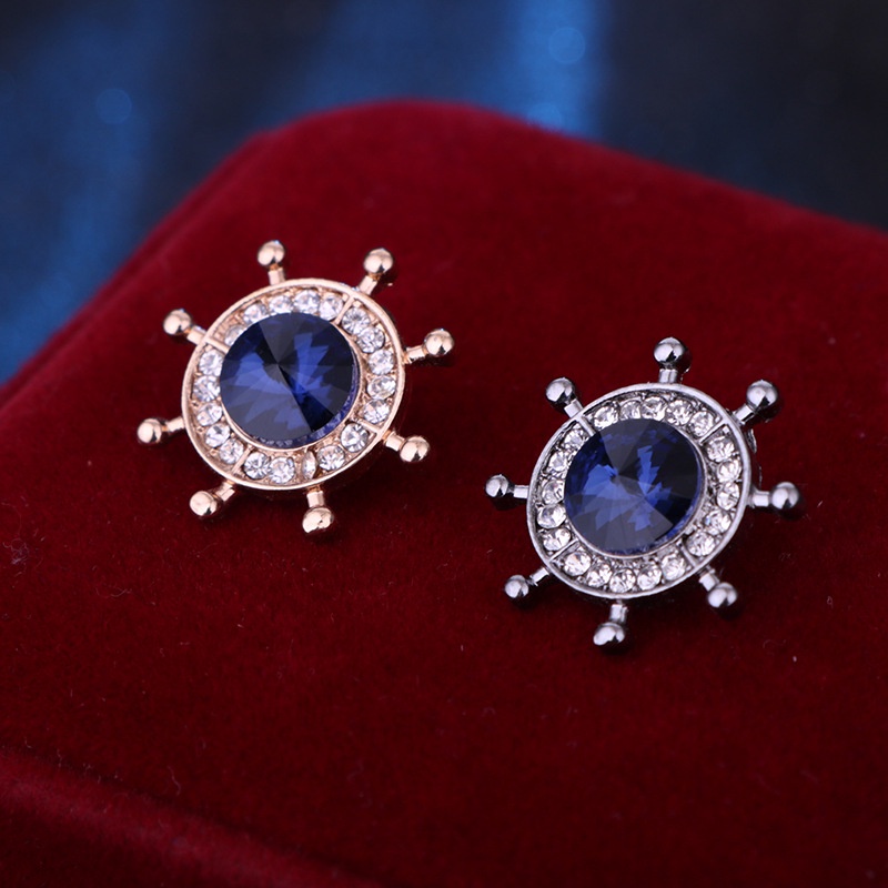 EFAN Ghim Cài Áo Hình Bánh Lái Thuyền Anh Quốc Cho Nam