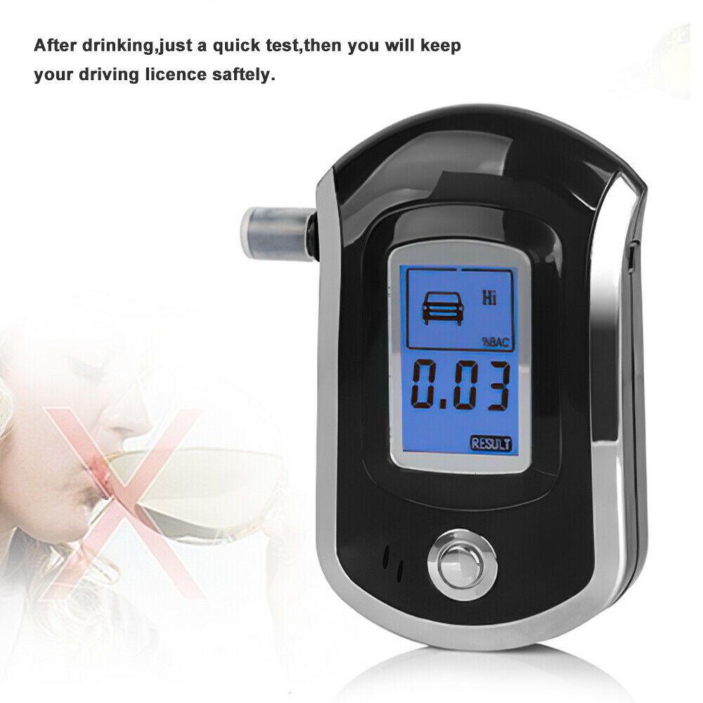 Máy Đo Nồng Độ Cồn Kỹ Thuật Số Thiết Kế Nhỏ Gọn Có Màn Hình LCD Thời Trang