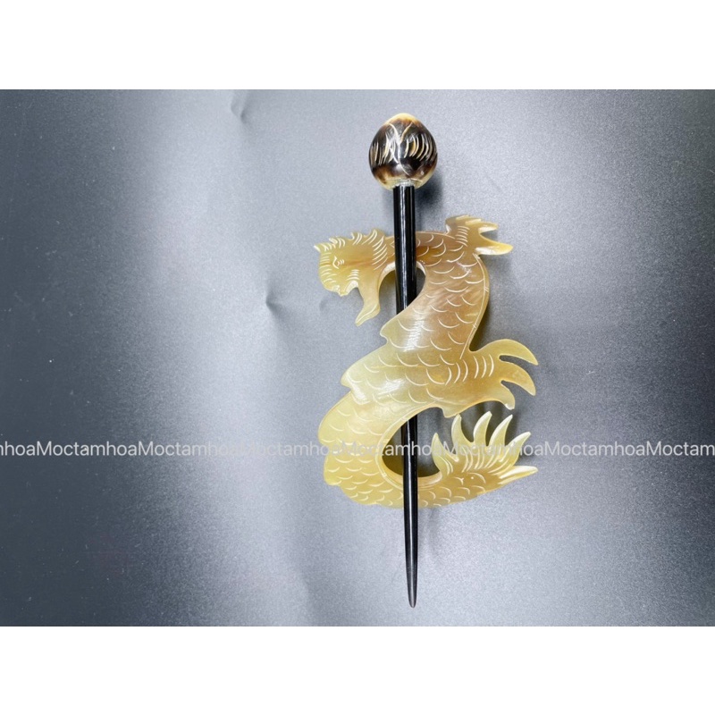 Cài Tóc Chất Liệu Sừng Hình Bông Hoa Lá Dành Cho Nữ Hàng Thủ Công Mỹ Nghệ Xuất Nhật Hàn Tặng Kèm Trâm Cài Tóc