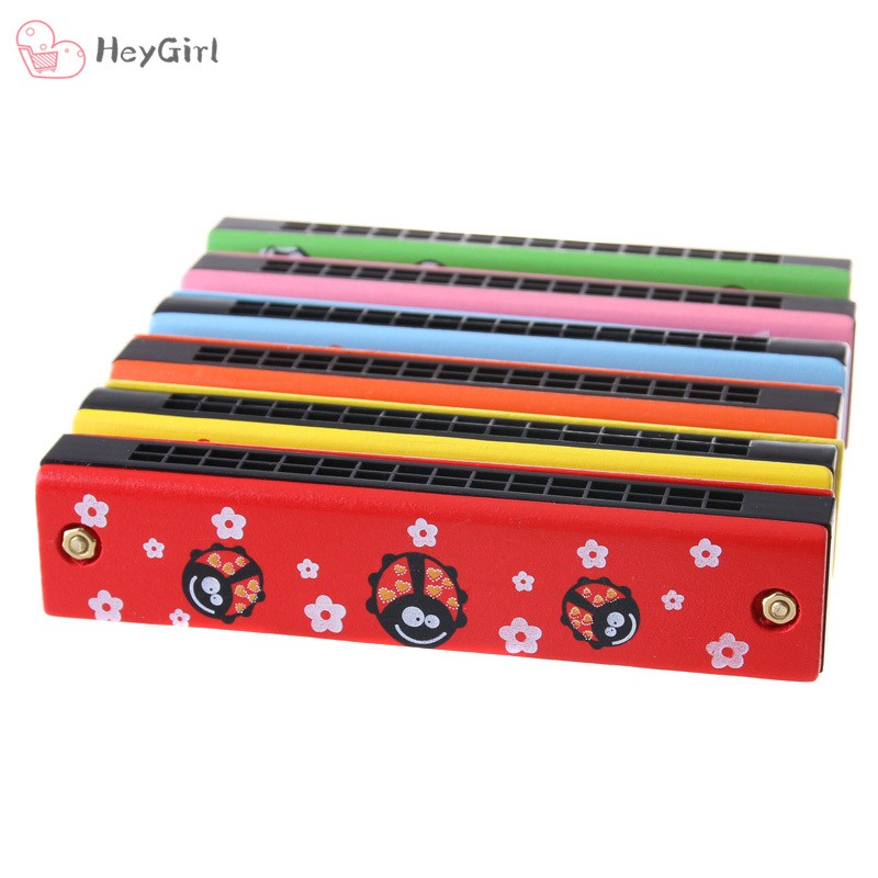 Kèn Harmonica Gỗ Đồ Chơi Cho Bé