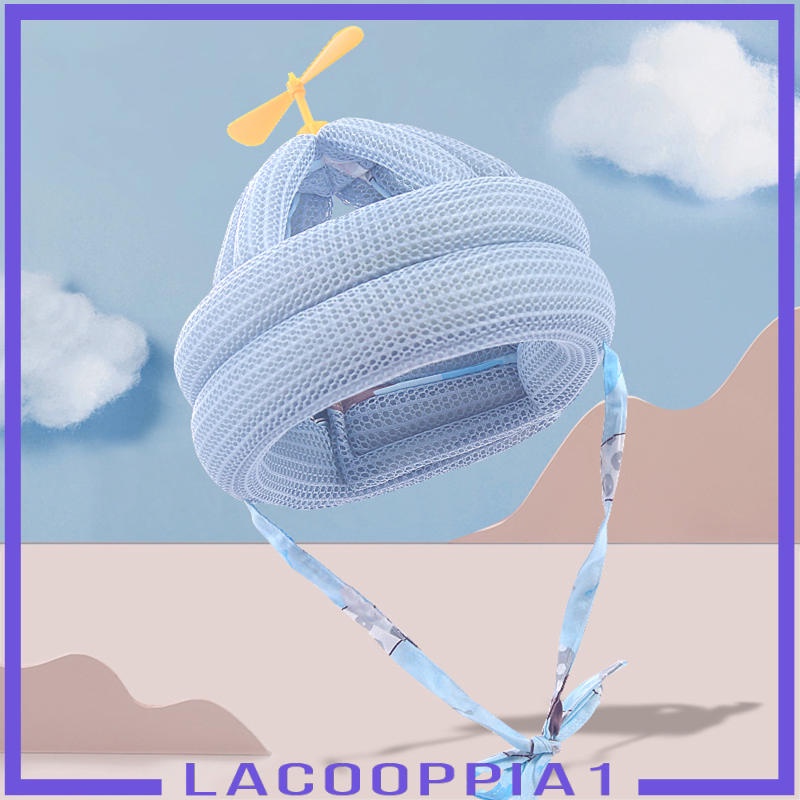 Mũ Bảo Vệ Đầu Bằng Cotton Mềm Thoáng Khí Chống Va Chạm An Toàn Cho Bé Tập Bò 8 Tháng Đến 5 Tuổi Lacooppia1