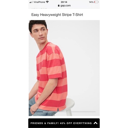 Áo phông nam G-ap dư xịn