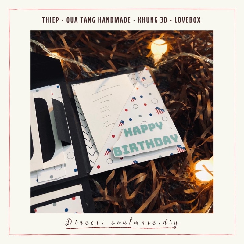 THIỆP HANDMADE THEO YÊU CẦU, THIỆP POP UP, THIỆP BẤT NGỜ, HIỆU ỨNG