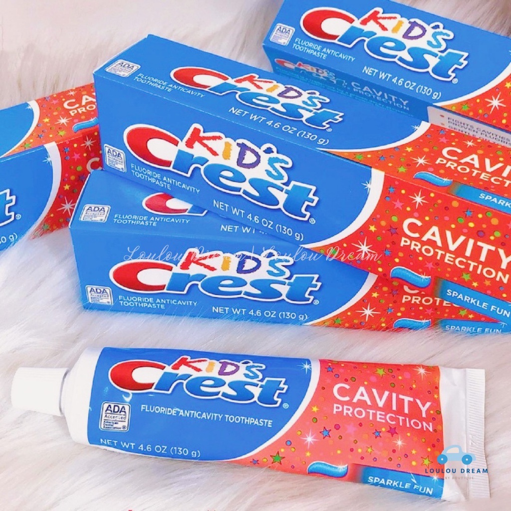 Kem đánh răng Mỹ cho bé Kid’s Crest Cavity Protection