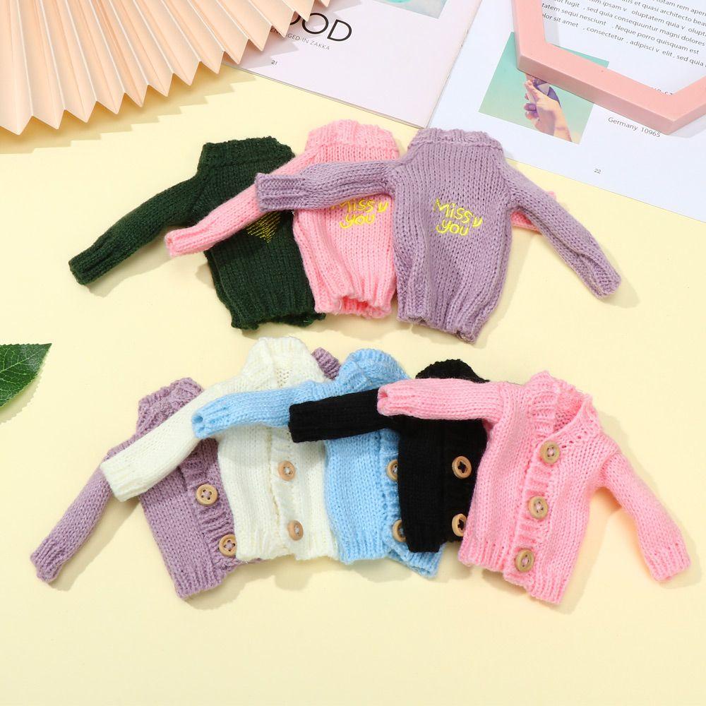 Áo Sweater Dệt Kim Thủ Công Thời Trang Cho Búp Bê