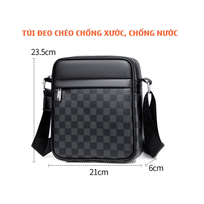TÚI ĐEO CHÉO HÔNG P120 - PHONG CÁCH NAM TÍNH LỊCH LÃM - THIẾT KẾ ĐƠN GIẢN - MÀU SẮC TRẺ TRUNG