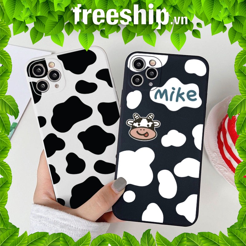 Ốp lưng iphone vuông bò mike 5/5s/6/6plus/6s/6splus/7/7plus/8/8plus/x/xr/xs/11/12/pro/max/plus/promax