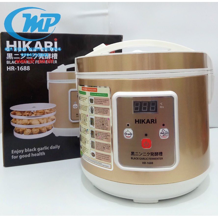 Máy Làm Tỏi Đen Hikari 1688 Nhật Bản Bảo hành 12 Tháng