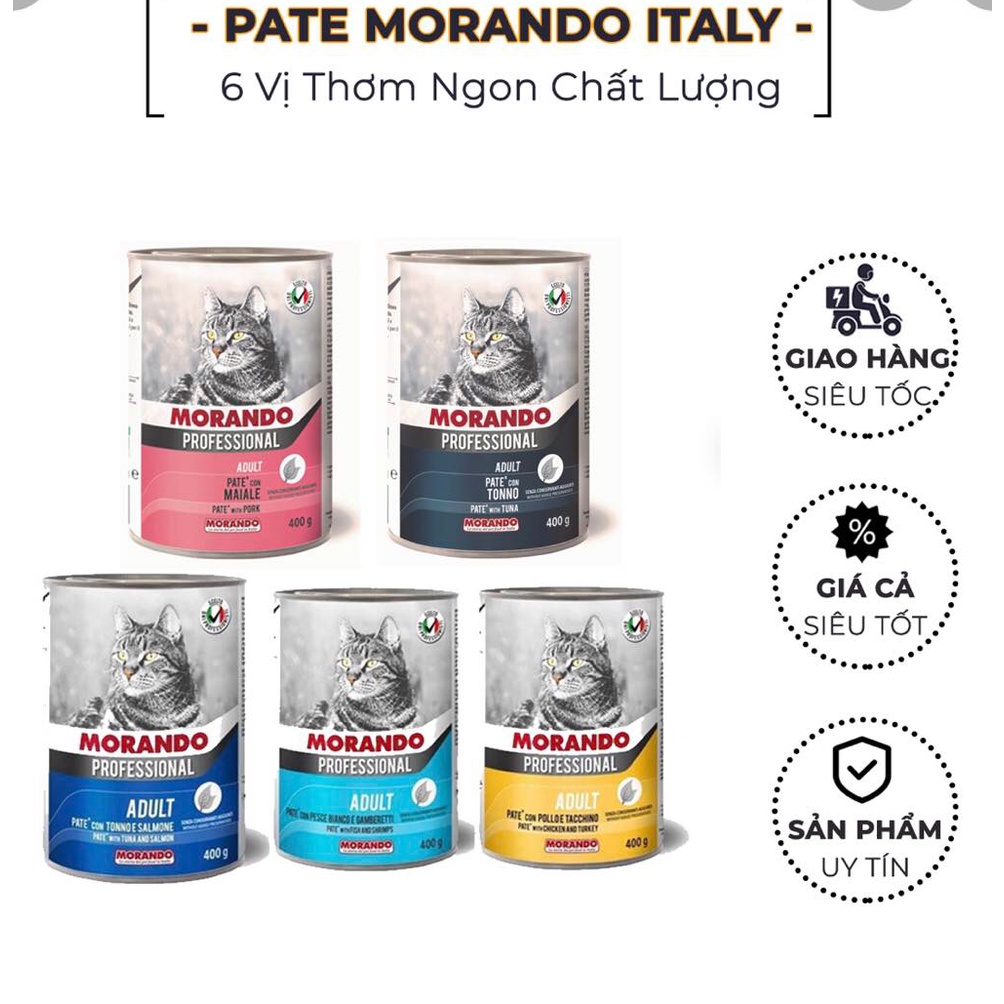 Pate Mèo Morando Miglior Gatto 400g Ý | Pate Morando Professional