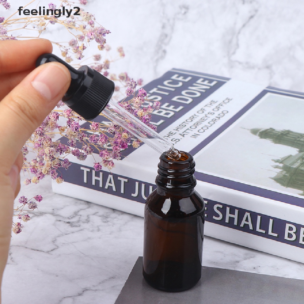 [Hàng mới về] Chai thủy tinh rỗng 5 / 10 / 15 / 20 / 30ml đựng tinh dầu tiện dụng