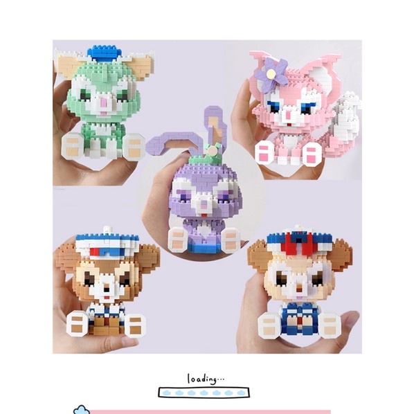 Đồ Chơi Lego 3D Lắp Ráp Mô Hình Nhân Vật Hoạt Hình Đáng Yêu