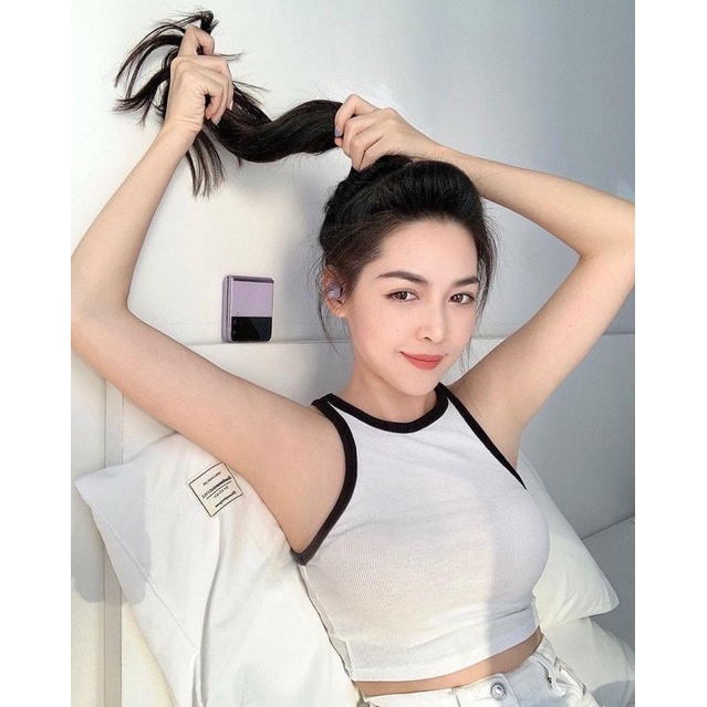Áo ba lỗ nữ dáng croptop HM auth | BigBuy360 - bigbuy360.vn