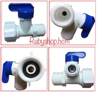 Bộ van chia nước bằng nhựa ra dây 6mm hoặc 10mm Rubyshop.hcm
