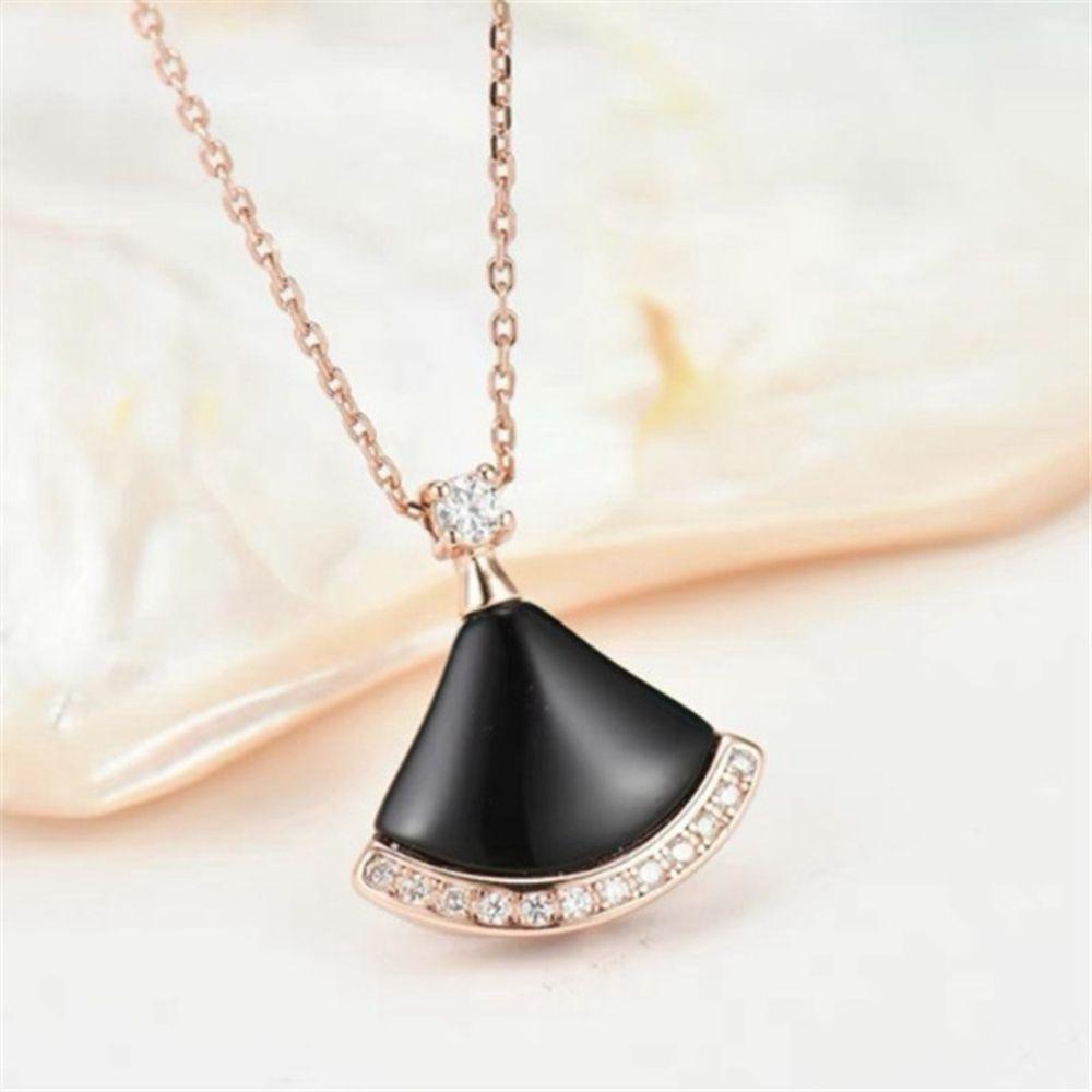 AROMA Vòng cổ Mặt Hình Quạt Thời Trang Dành Cho Nữ