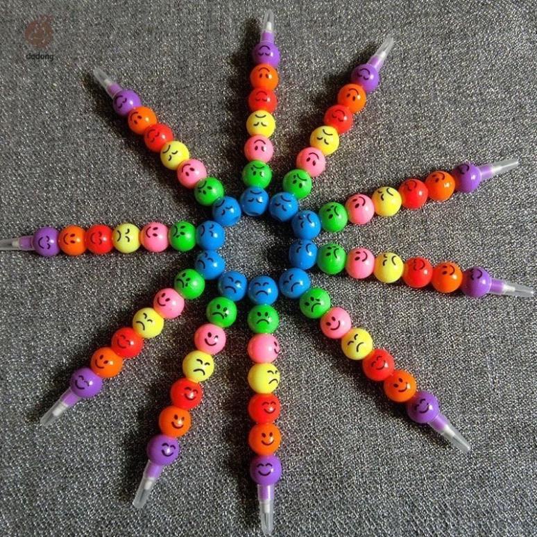 Siêu Rẻ Bút chì khúc hình gương mặt cảm xúc đáng yêu