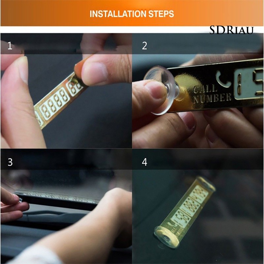 Bảng Hiển Thị Số Điện Thoại Phát Sáng Cho Xe Ô Tô