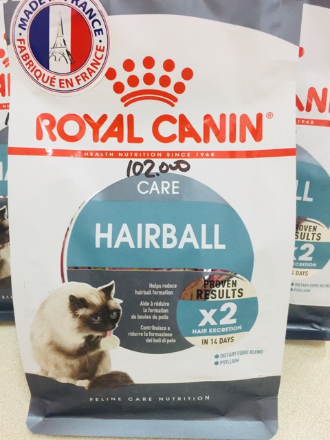 400gr Thức ăn hạt royal canin Hairball cho mèo
