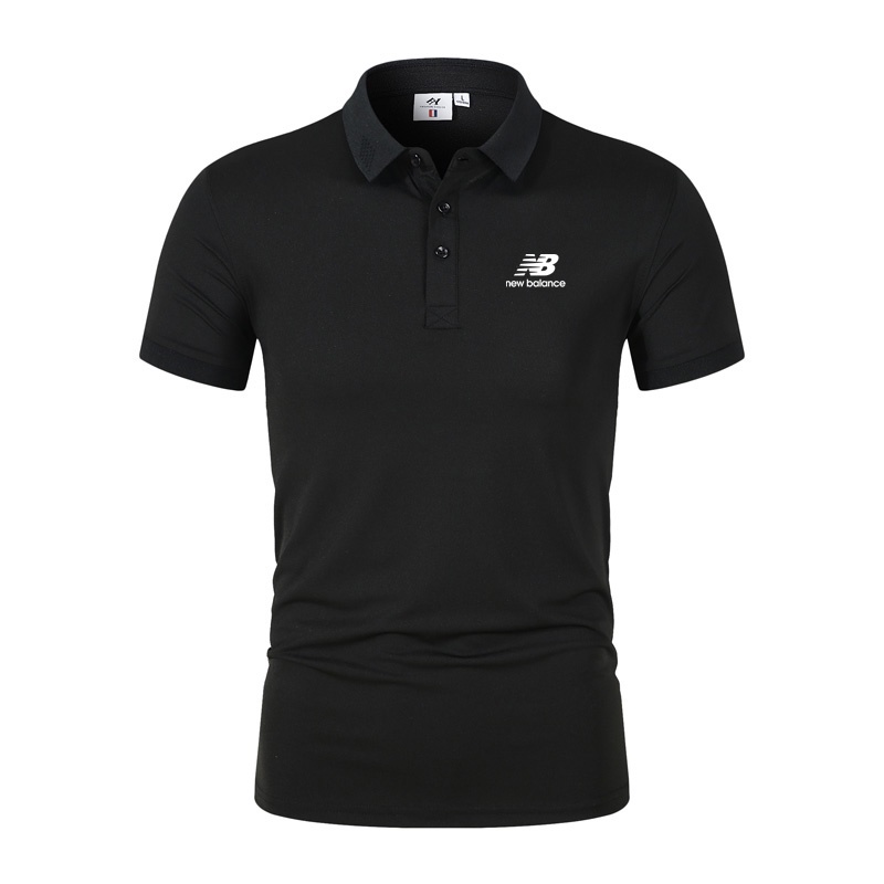 Áo Thun Polo Tay Ngắn In Logo New Balance Thời Trang Cho Nam