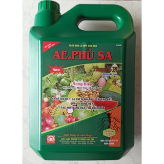 AE PHÙ SA - PHÂN BÓN NPK SINH HỌC - HUMATE FI - RONG BIỂN - Thùng 5 lít