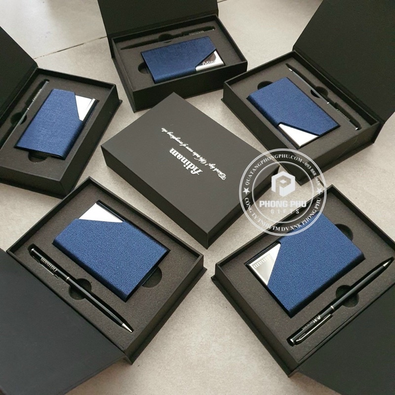 BỘ QUÀ TẶNG - GIFTSET Name card Và Bút Ký Cao Cấp Tặng Kèm Hộp Đựng Siêu Sang Trọng Khắc Logo Miễn Phí