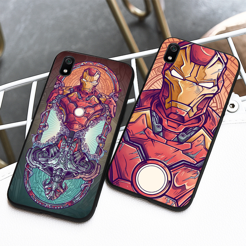 Ốp Lưng Mềm In Hình Iron Man Cho Redmi 5 Plus 5a 6 Pro 6a 7 7a 8 8a 32as