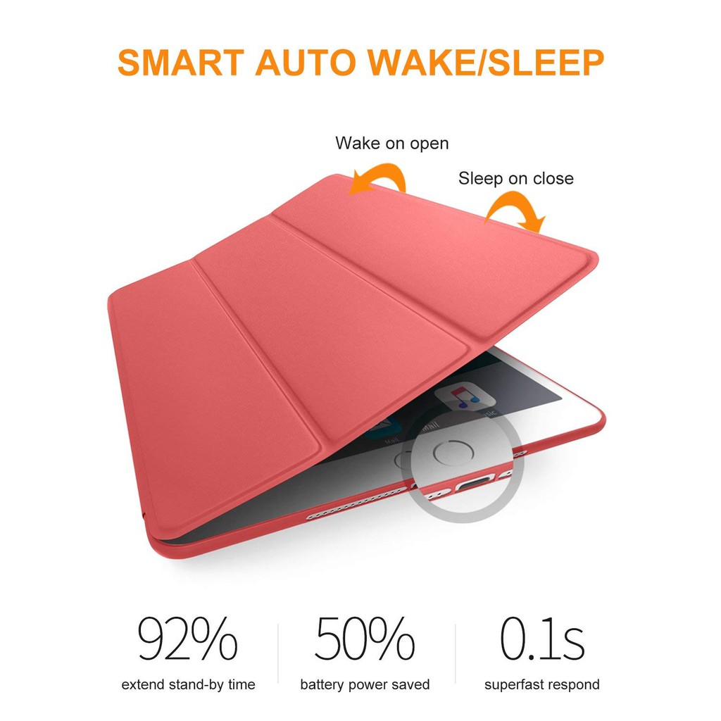 [Chính Hãng] Bao da ipad smart case ipad 2 3 4 ipad air 1 2 pro 9.7 mini 1 2 3 4