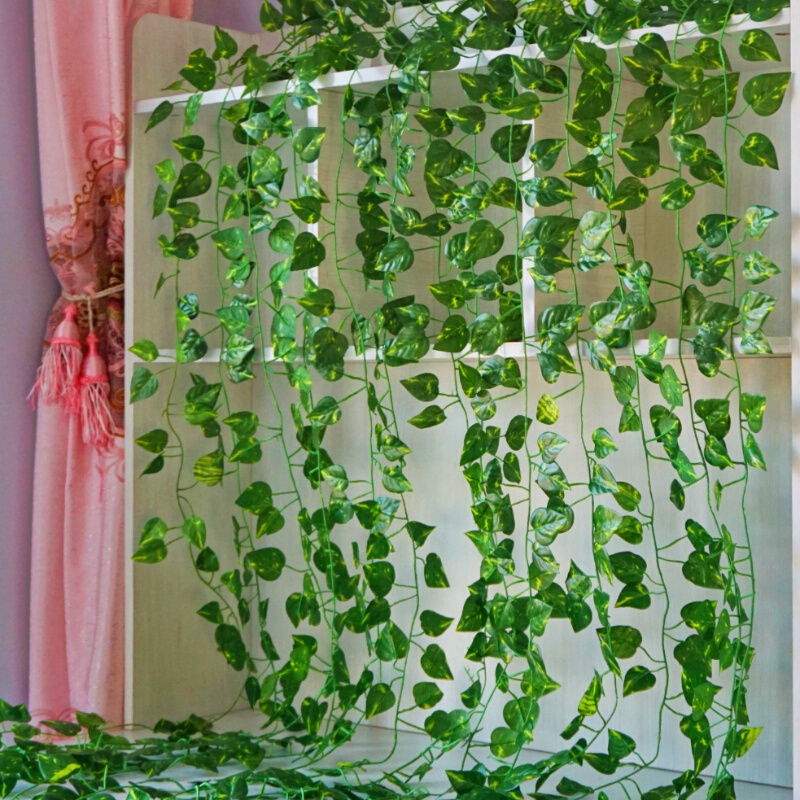 Dây Lá Thường Xuân Giả Dài 2.1m Dùng Trang Trí Nhà Cửa / Văn Phòng / Tiệc Cưới