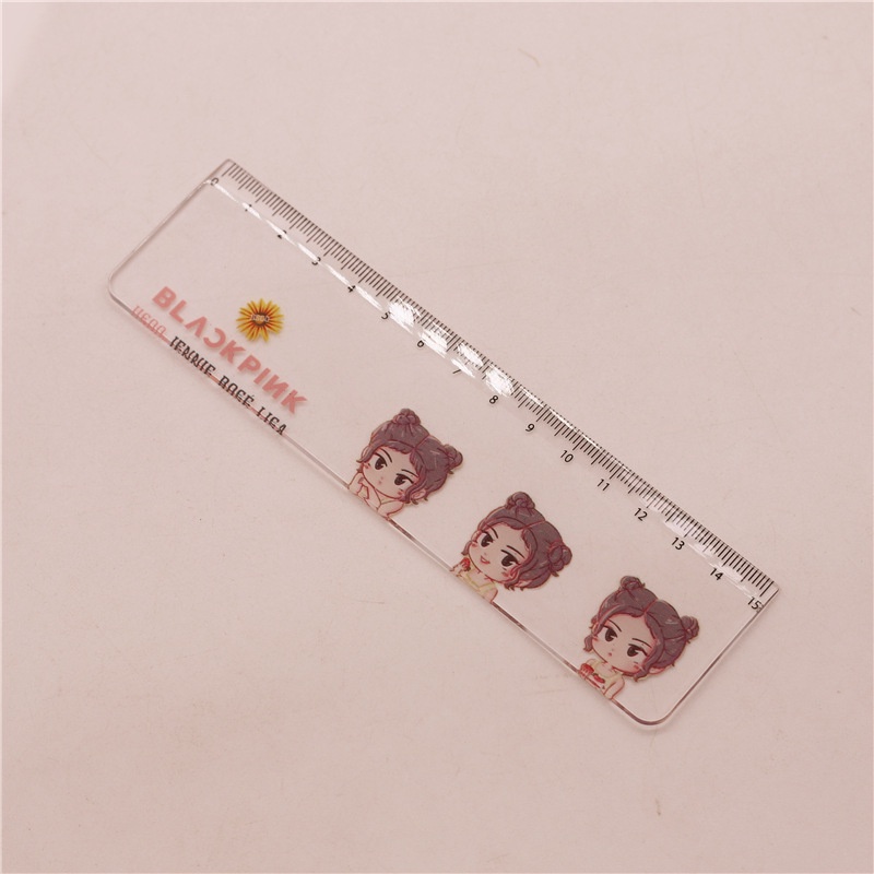 Thước Kẻ Thiết Kế Đơn Giản Hình Nhóm Nhạc BLACKPINK