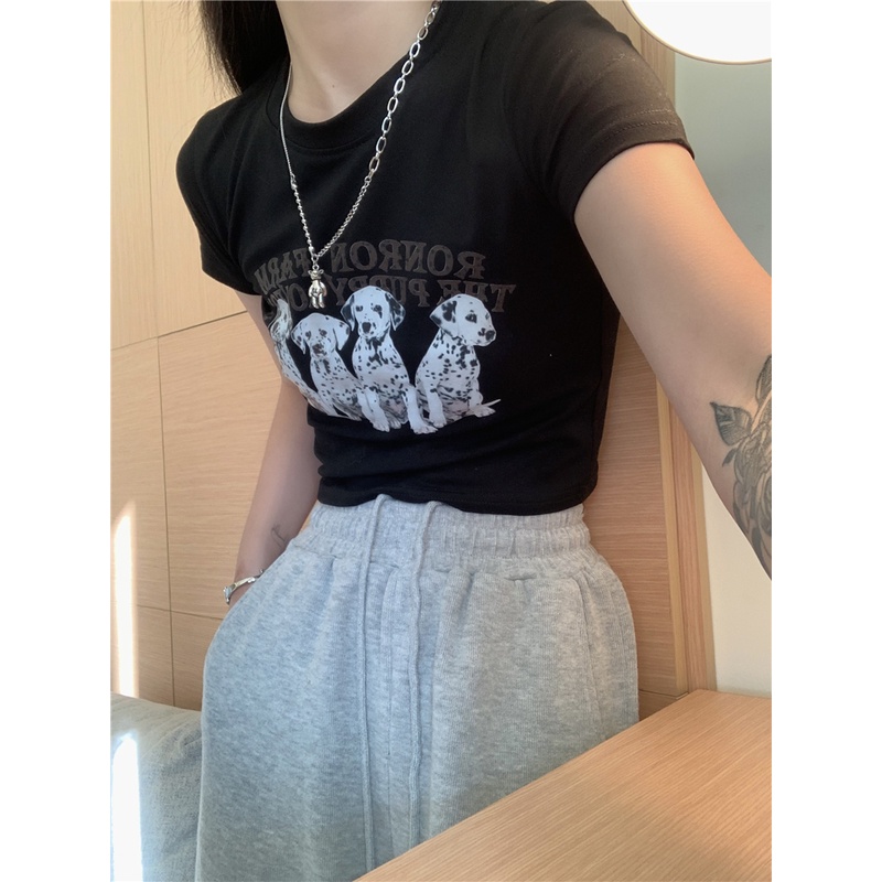 Áo Thun Tay Ngắn Cổ Tròn 49582 Dễ Phối Đồ