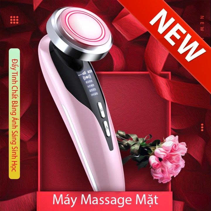 Máy di đẩy tinh chất hình cô gái  - Máy massage mặt kiêm đẩy tinh chất giúp tái tạo da