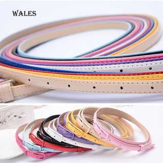 Dây Thắt Lưng Giả Da Bản Nhỏ Thời Trang Dành Cho Nữ