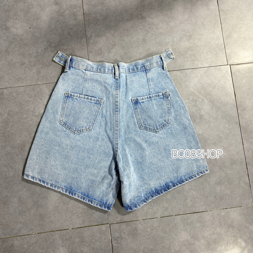 Quần SHORT JEAN NGỐ RỘNG Unisex phong cách ulzzang full size | BigBuy360 - bigbuy360.vn