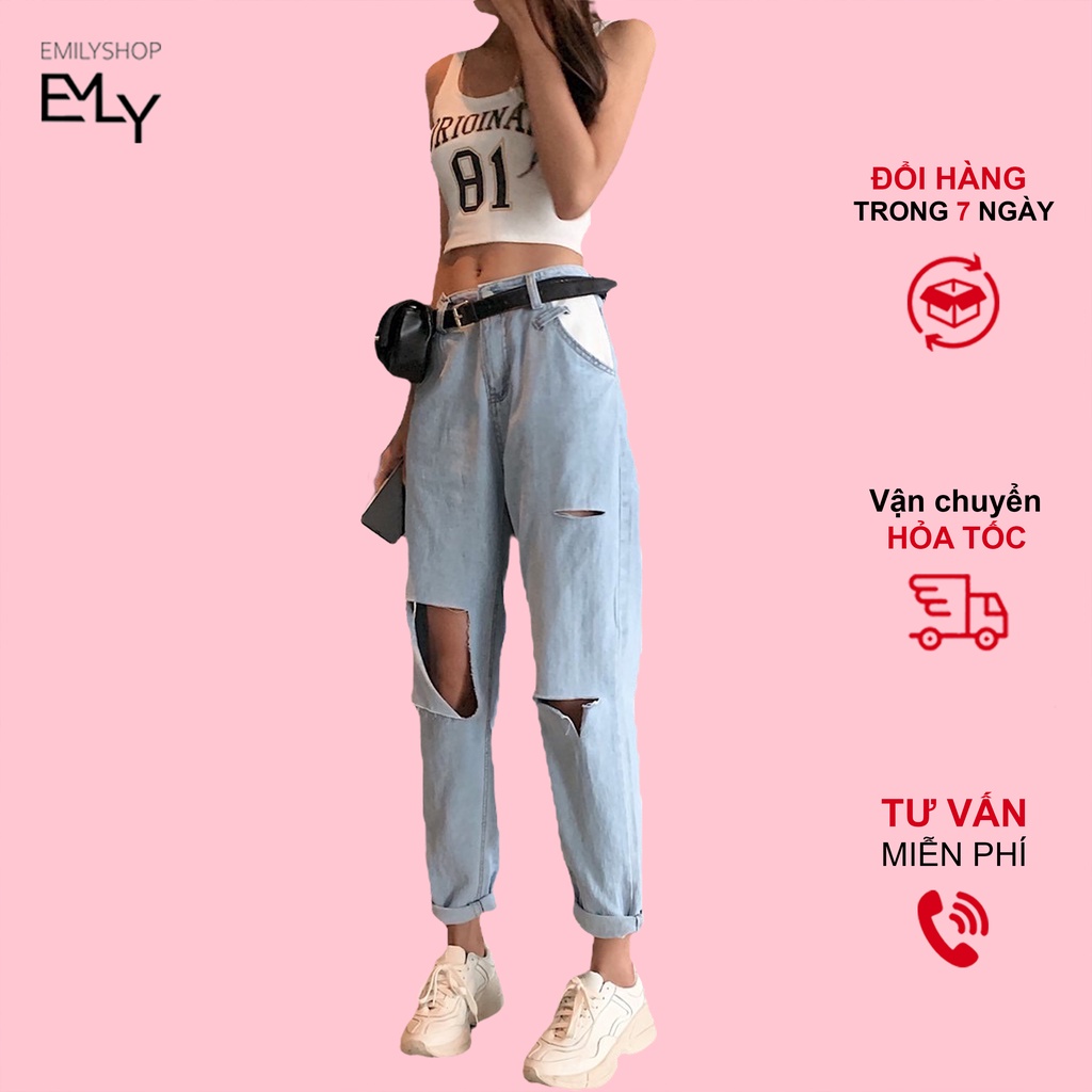 Quần Jeans Nữ Ulzzang - New arrival 2019