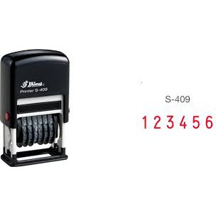 Dấu 6 số xoay liền mực S-409 cao 4mm