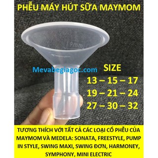 1 Phễu Maymom MyFit -Dùg đc cho Medela Sonata Swing Harmony Symphony FreeStyle, Pump in Style, Swing Maxi, Mini Electric