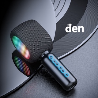 Micro Không Dây Bluetooth compatible Speaker Home Handheld Karaoke DJ Wireless Microphone