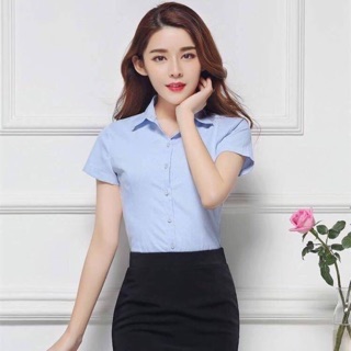 Áo sơ mi cổ Đức tay ngắn